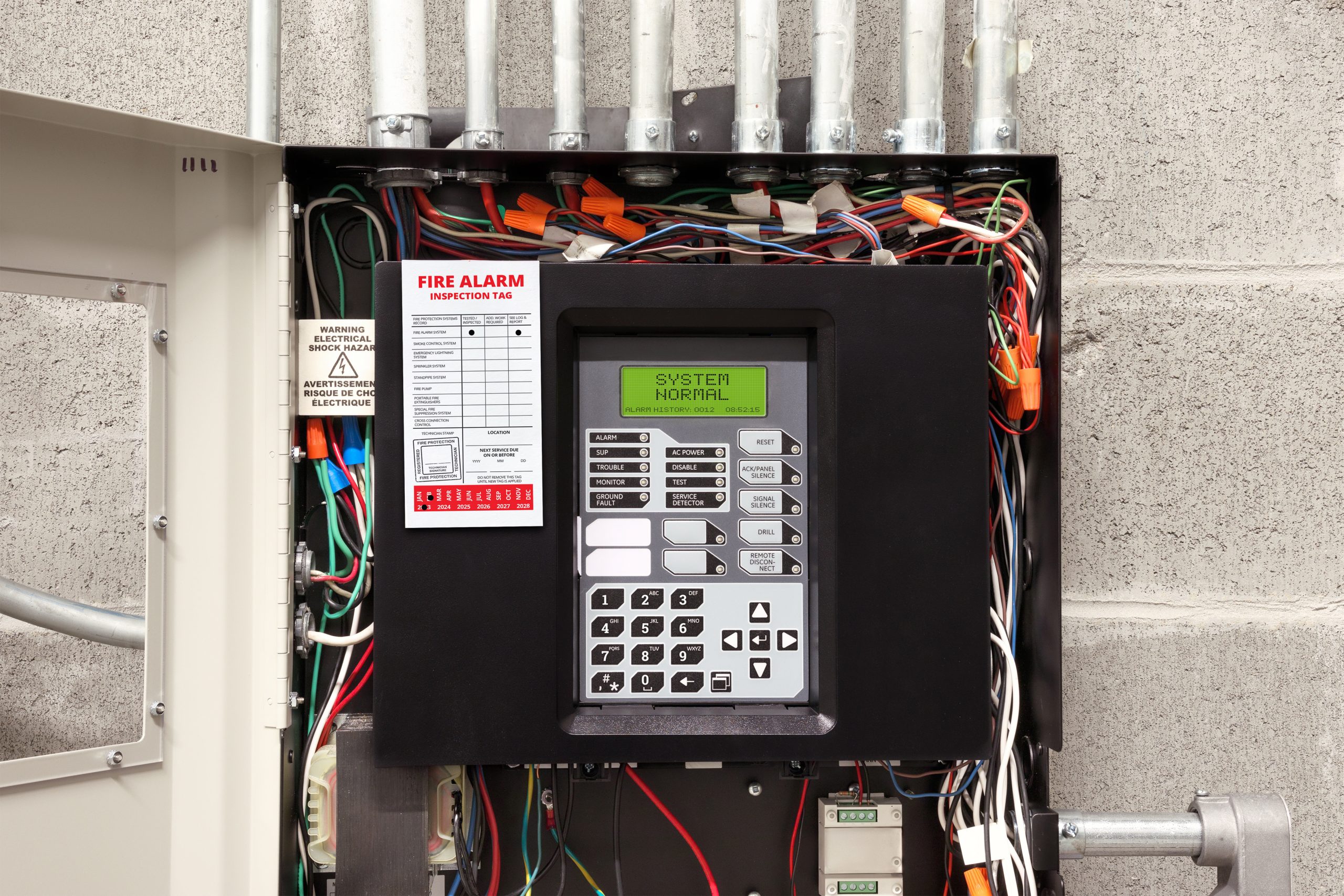 BS 5839-6 grade A fire alarm panel in a licensed London HMO